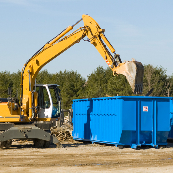 are there any restrictions on where a residential dumpster can be placed in Elysburg